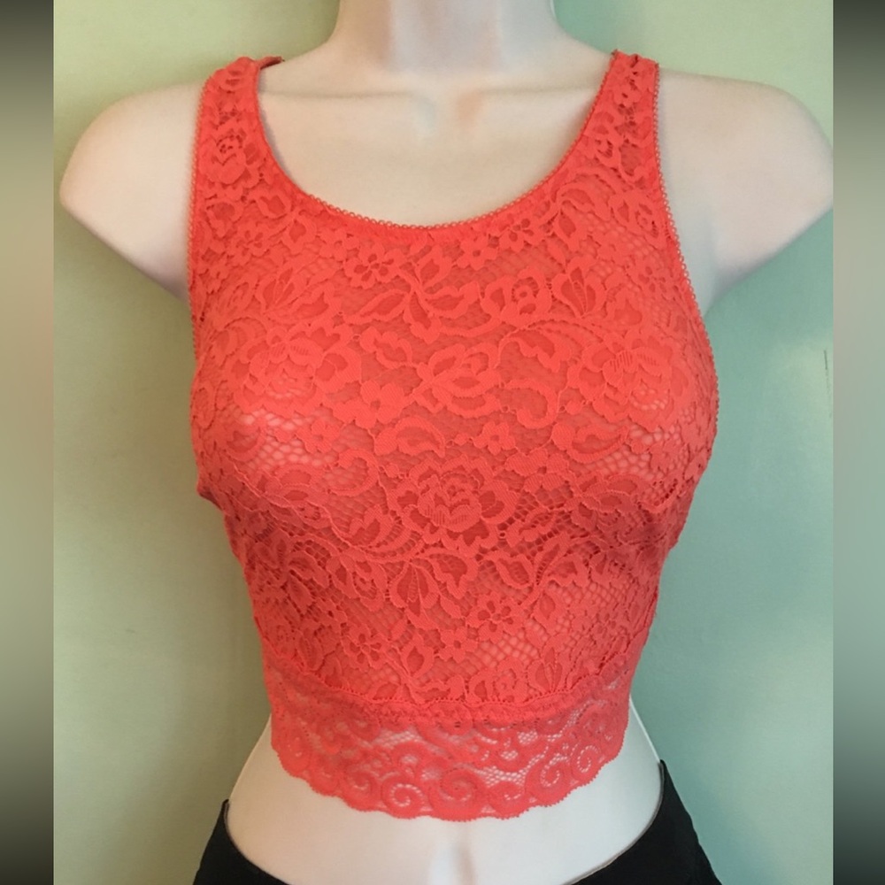 Y2K Xhilaration Coral Bralette Junior Size Medium